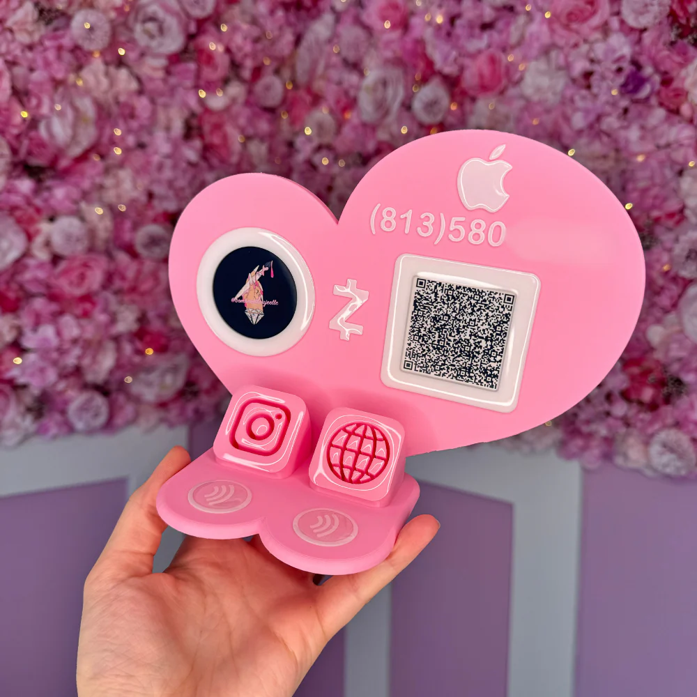 2 Payment Stand with Apple pay, Zelle, instagram, website FREE US DELIVERY