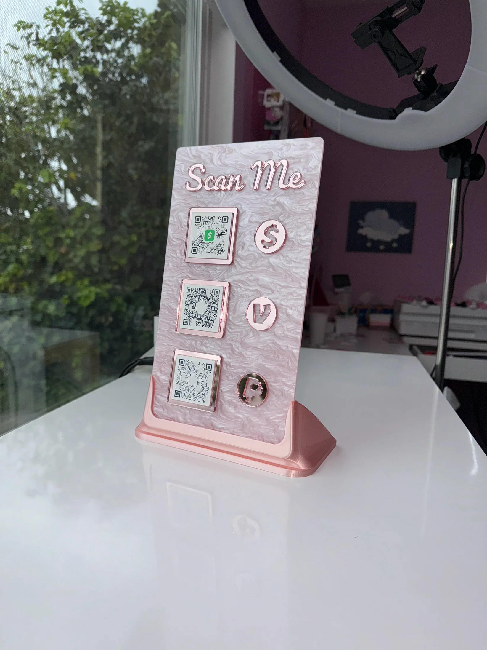 Rectangle 3 QR code acrylic stand FREE US DELIVERY - Image 11