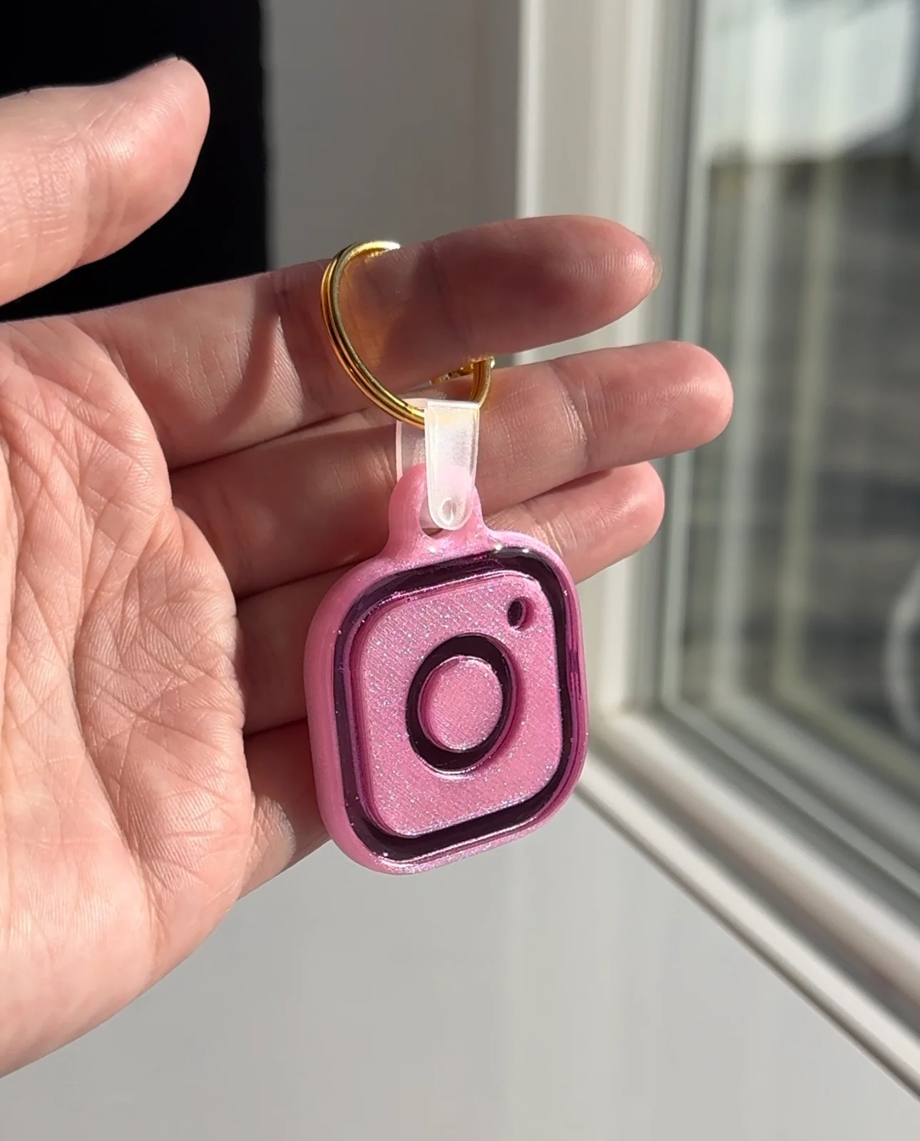 NFC Instagram with Mirror Logo KeyChain Free US Delivery - Image 15