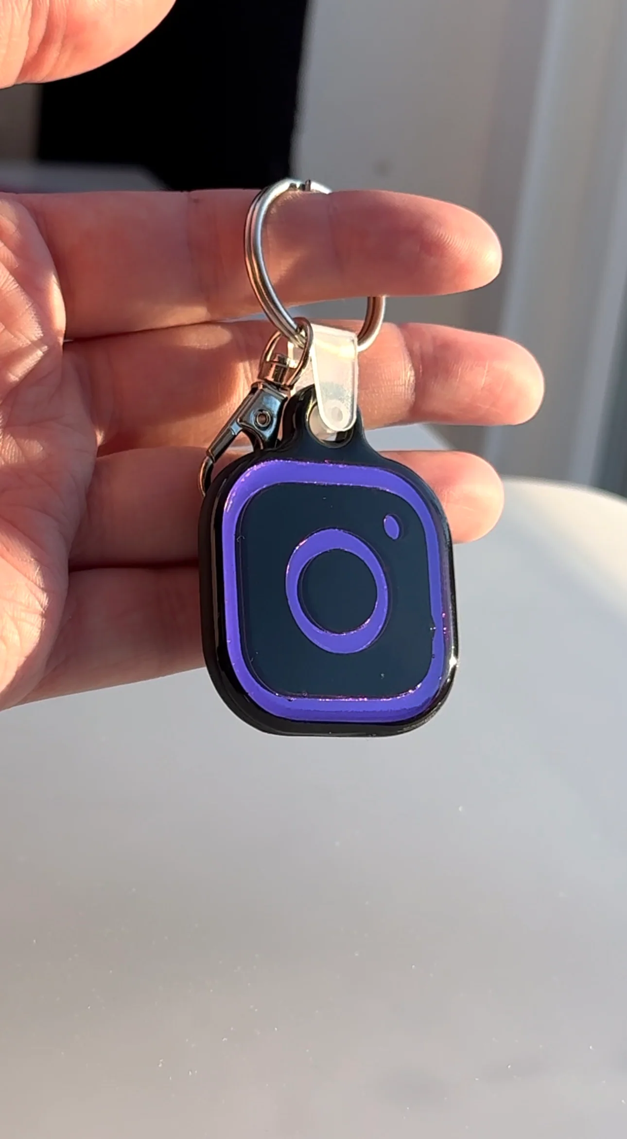 NFC Instagram with Mirror Logo KeyChain Free US Delivery - Image 3