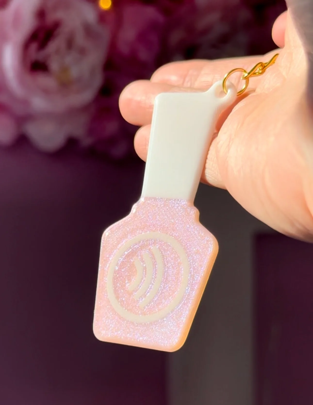 NFC Nail Bottle KeyChain Free US Delivery - Image 17