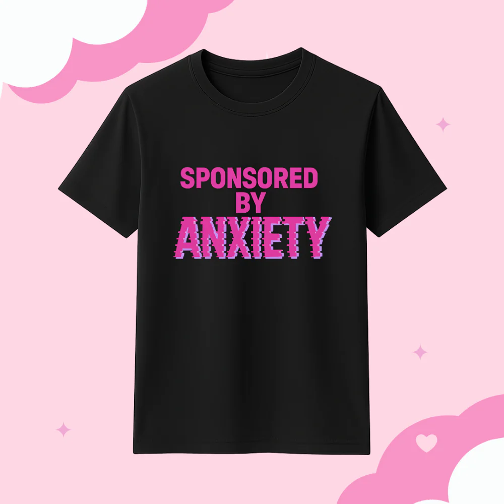 Sponsored By Anxiety T-shirt FREE US shipping - Image 3
